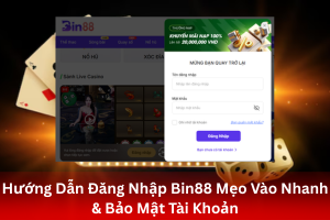 ảnh đại diện Hướng Dẫn Đăng Nhập Bin88 Mẹo Vào Nhanh & Bảo Mật Tài Khoản